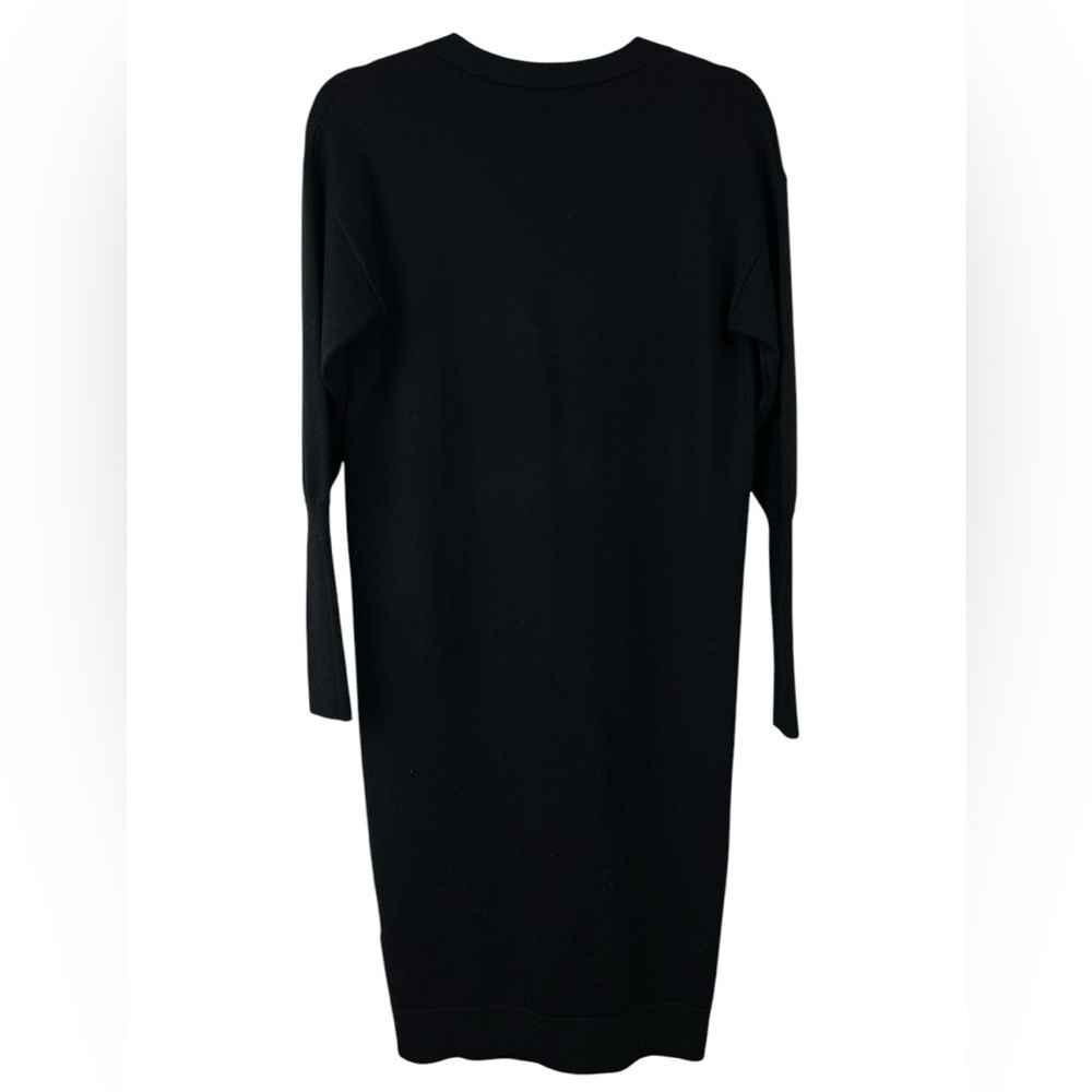 Aritzia Wilfred Utopia V-neck Cardigan Sweater Dress, Size XXS, knitted merino - Picture 9 of 9